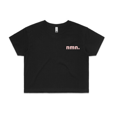 Crop t-shirt with nmn. logo Thumbnail